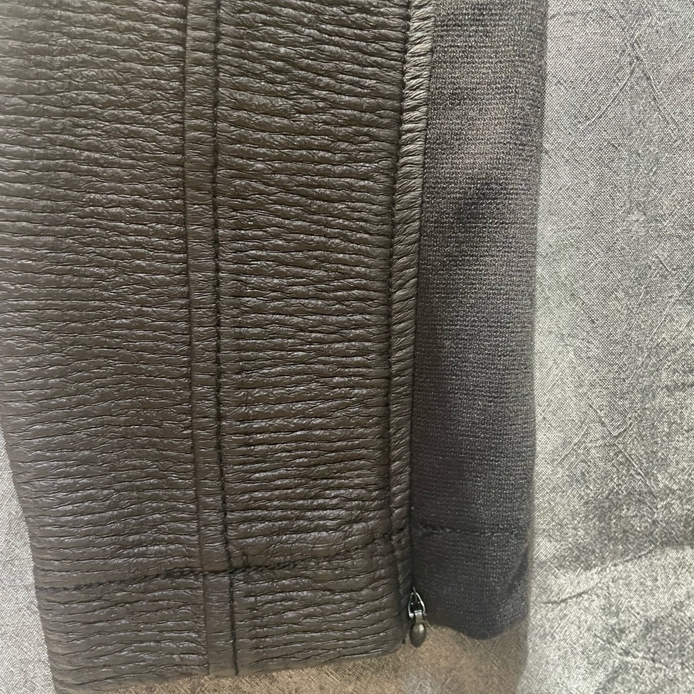 BCBGMaxAzria Black Faux Leather Pants - Picture 11 of 11